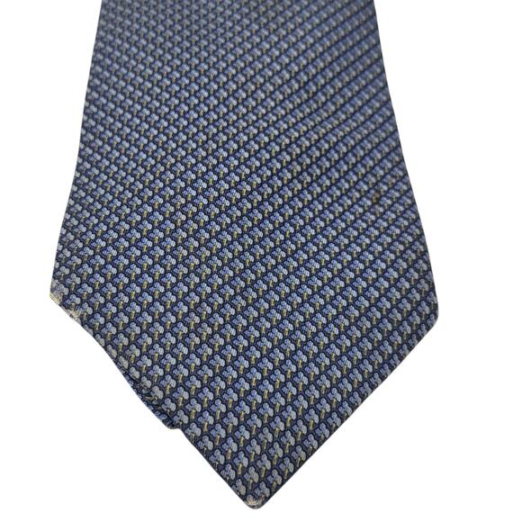 Thomas Pink Neck Tie 100% Silk Handmade Luxury Blue Men Jermyn Street London - Picture 9 of 9